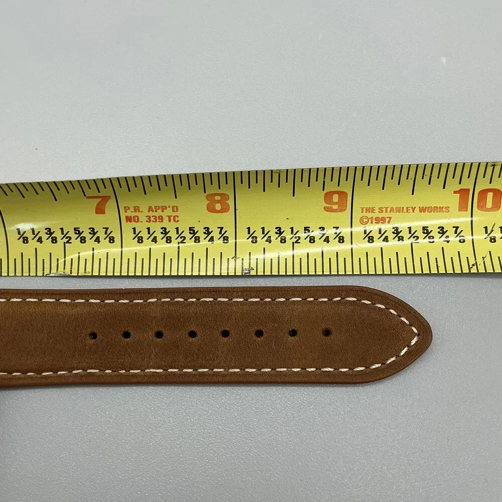Fossil Arkitekt FS-2782 Men Watch 30mm Brown Leather Stainless Steel New Battery